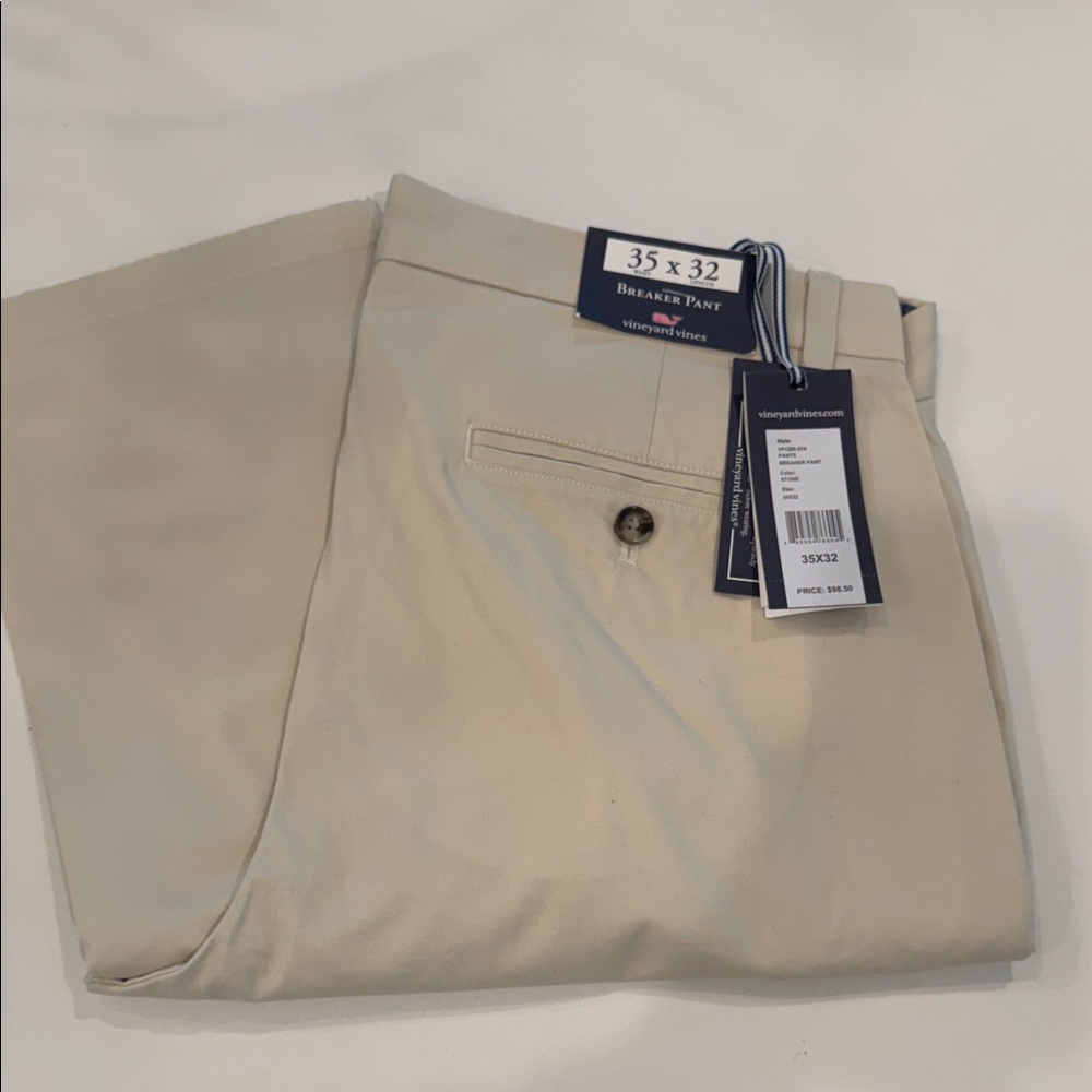 Vineyard Vines Men's Tan Chinos